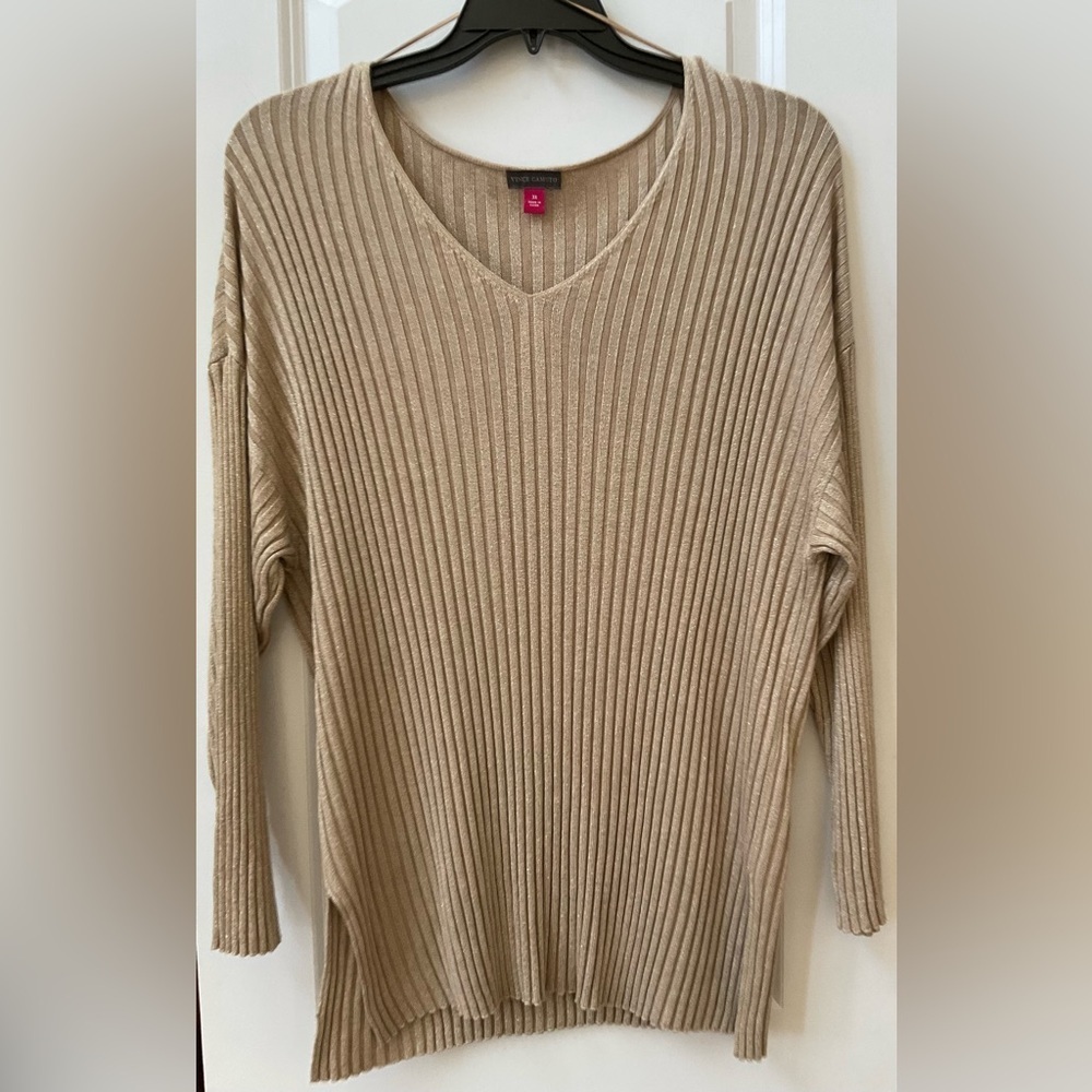 Vince Camuto Gold Metallic Sweater